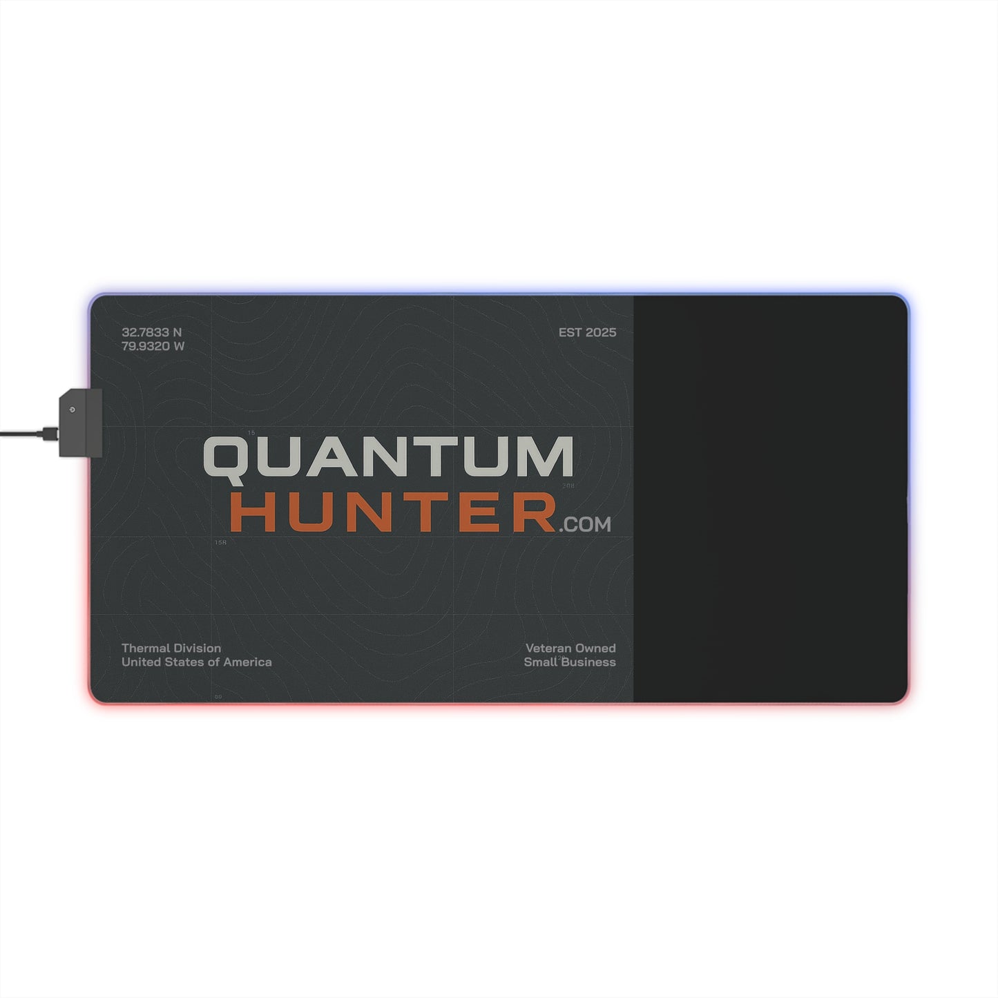 Quantum Hunter Designed LED Gaming Mouse Pad