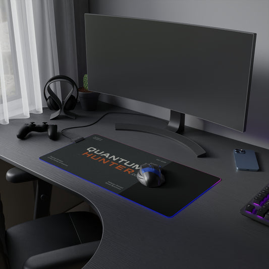 Quantum Hunter Designed LED Gaming Mouse Pad