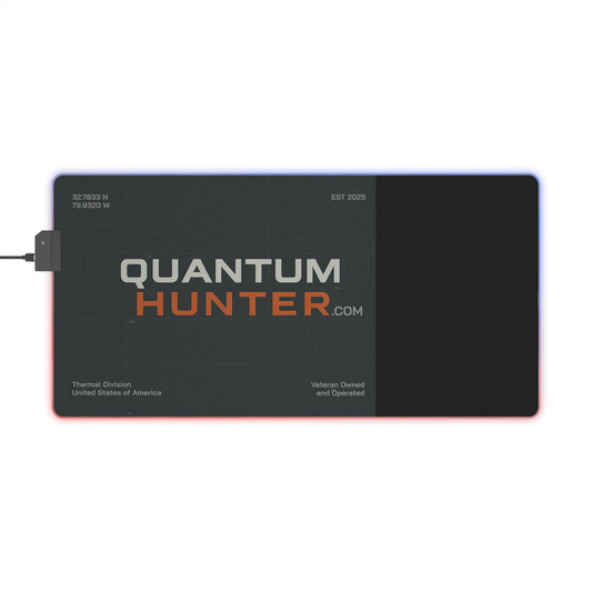 Quantum Hunter Designed LED Gaming Mouse Pad