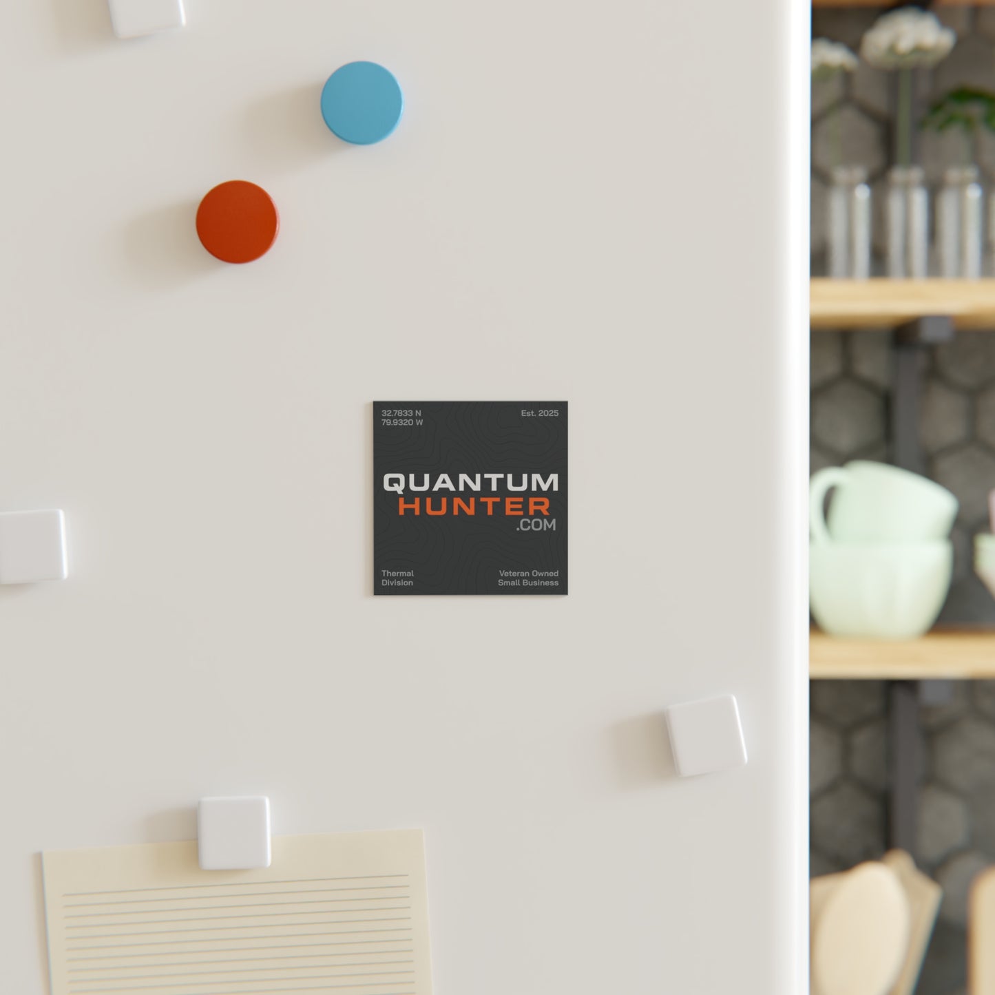 Quantum Hunter Square Magnet